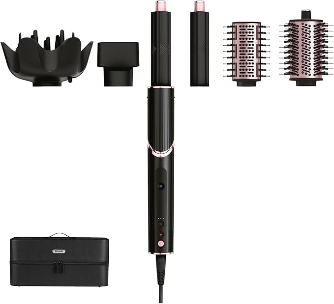 Shark FlexStyle 5-in-1 Hair Styling kit Warm Black, Black, Rose Gold
