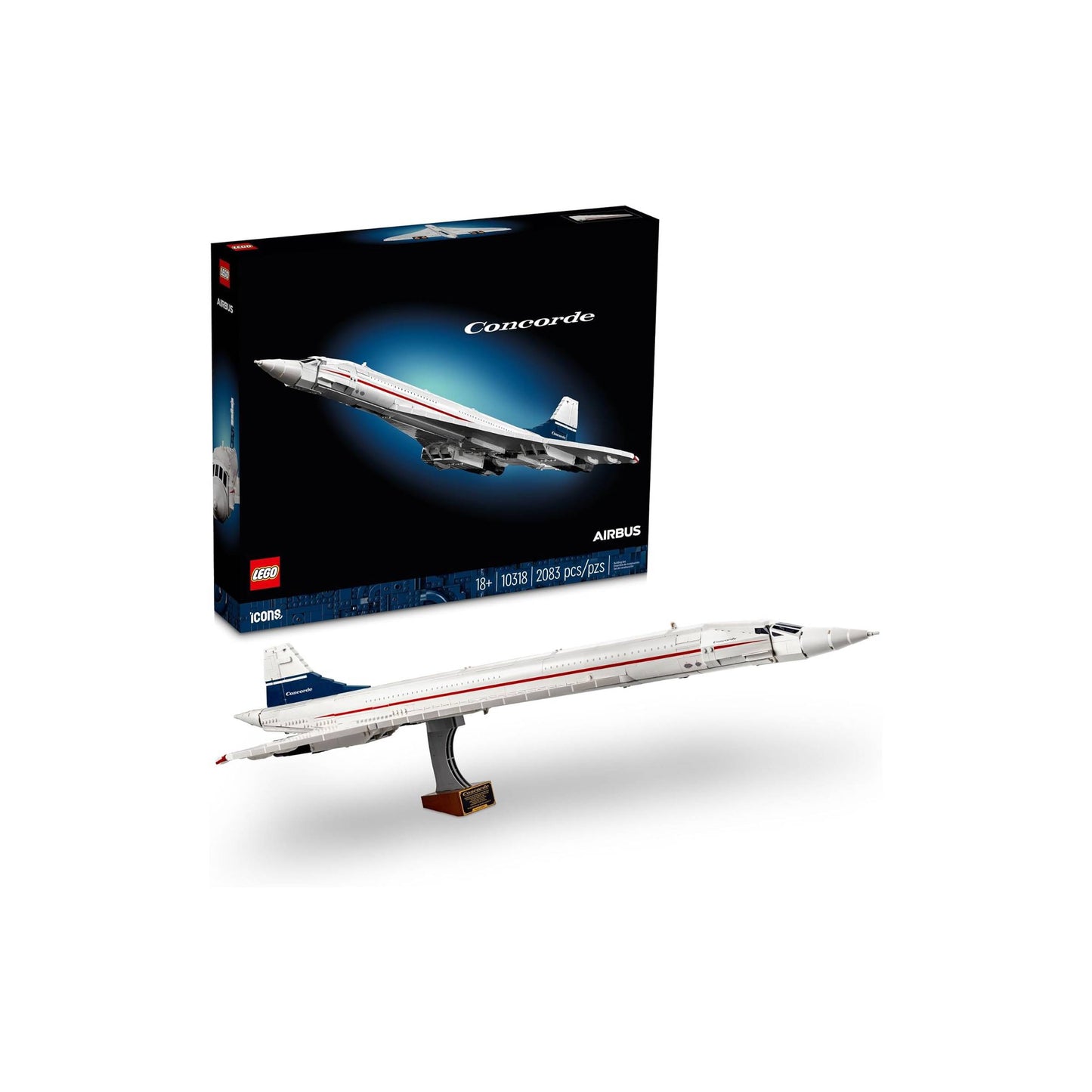 LEGO Icons Concorde (Set 10318) – Supersonic Jet Model – Buy in UK