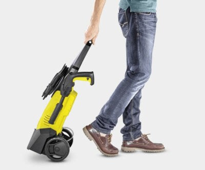 Kärcher K 3 Electric Pressure Washer - 120 Bar, 1600W, 6m Hose, Detergent Tank, 380L/h Flow Rate (Black/Yellow)