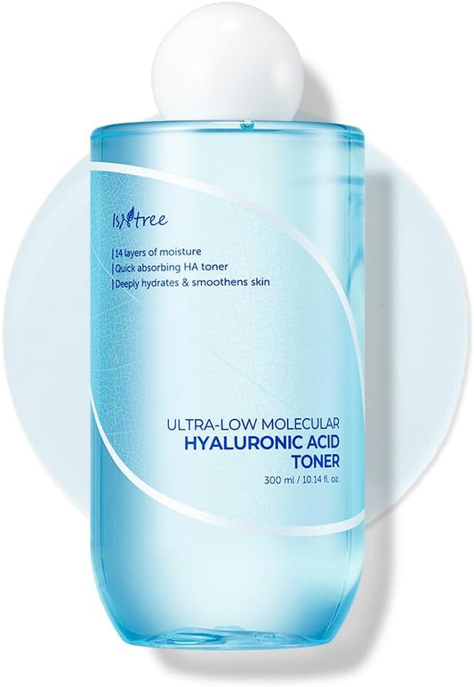 ISNTREE Ultra-Low Molecular Hyaluronic Acid Toner (300 ml)