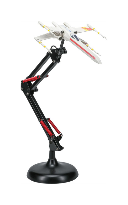Star Wars X Wing Posable Desk Light, 15cm (5.9") Wide Replica Ship with LED Lighting, Powered by Included USB Cable | Paladone