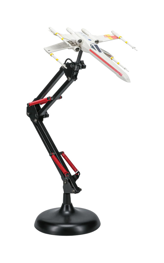 Star Wars X Wing Posable Desk Light, 15cm (5.9") Wide Replica Ship with LED Lighting, Powered by Included USB Cable | Paladone