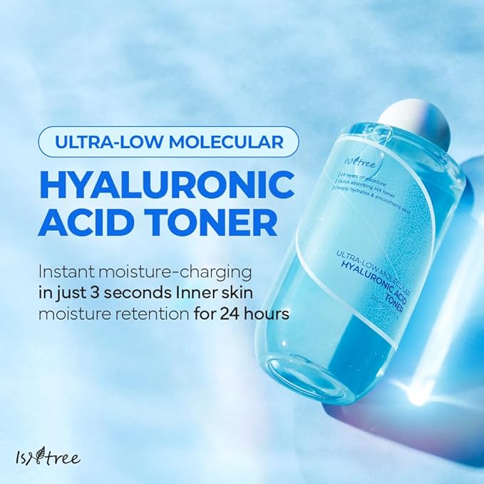 ISNTREE Ultra-Low Molecular Hyaluronic Acid Toner (300 ml)