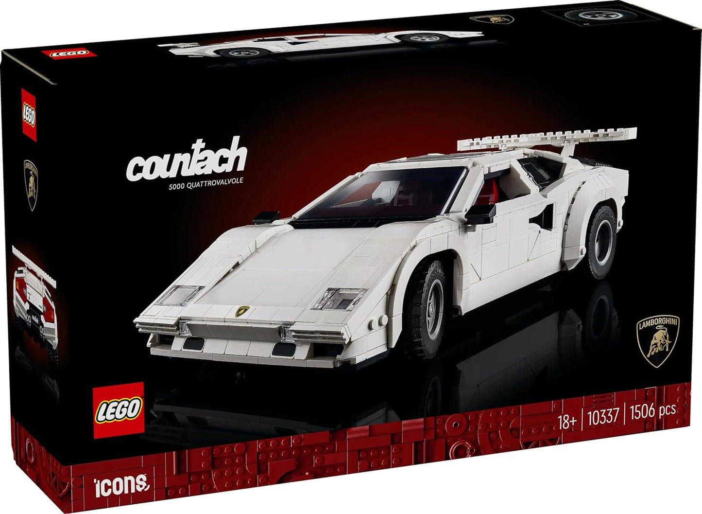LEGO - Icons - Lamborghini Countach 5000 Quattrovalvole (10337.)