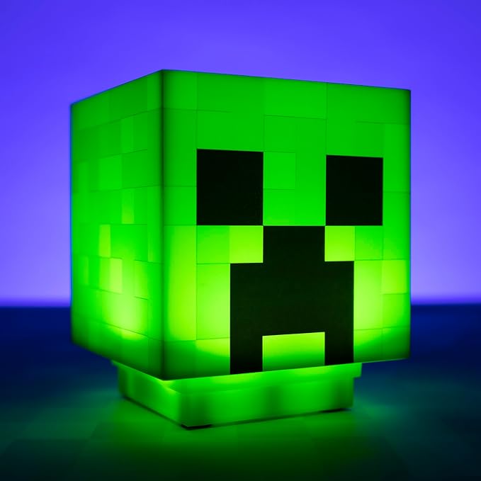 Minecraft Creeper Desk Light