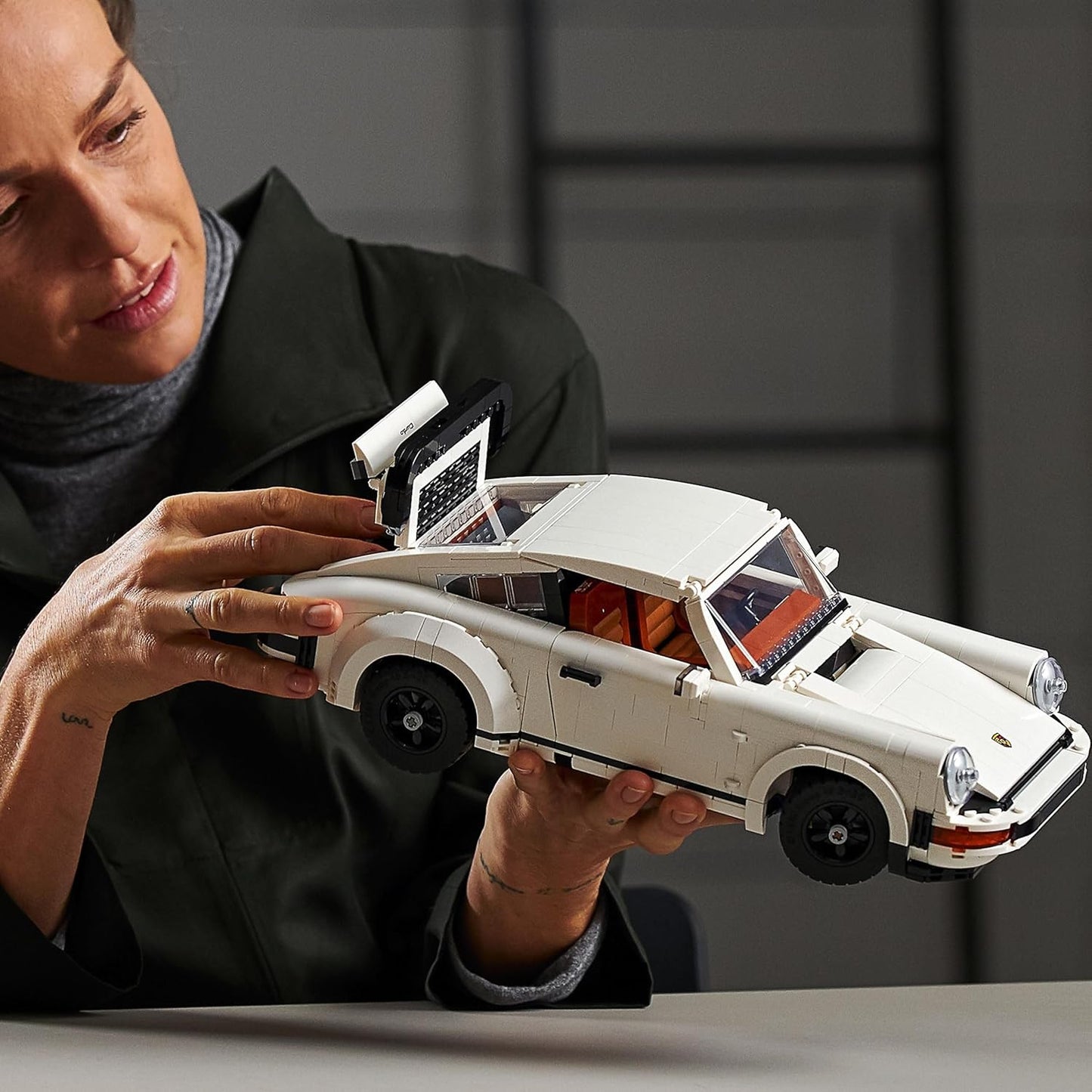 LEGO 10295 Icons Porsche 911 Racing Car Building Set, Collectible Turbo Targa, 2in1 Model Kits for Adults to Build, Gift Idea