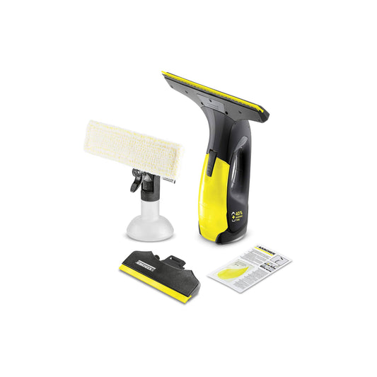 Kärcher WV 2 Premium Black Edition – Cordless Window Vacuum Cleaner Kit (35 min Battery, 2 Nozzles, Spray Bottle & Cleaner)